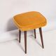 Set of two mustard yellow stools, Europe, 1960s