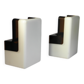 Pair of 1970s design wall lights