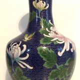 Vase Bleu Laiton