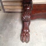 Console mahogany with a drawer front