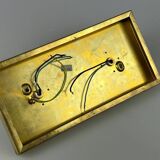 60s 70s peill & putzler cube wall lamp wall sconce ice glass space design