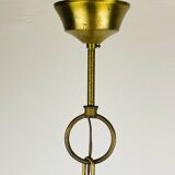 Vintage Murano glass pendant lamp by AV Mazzega, Italy, 1950s.