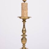 set solid Brass Gothic Revival Table Lamps 1950s