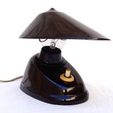 1930 wall lamp in Art Deco bakelite