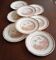 Assiettes plates anglaises Furnivals "Quail"