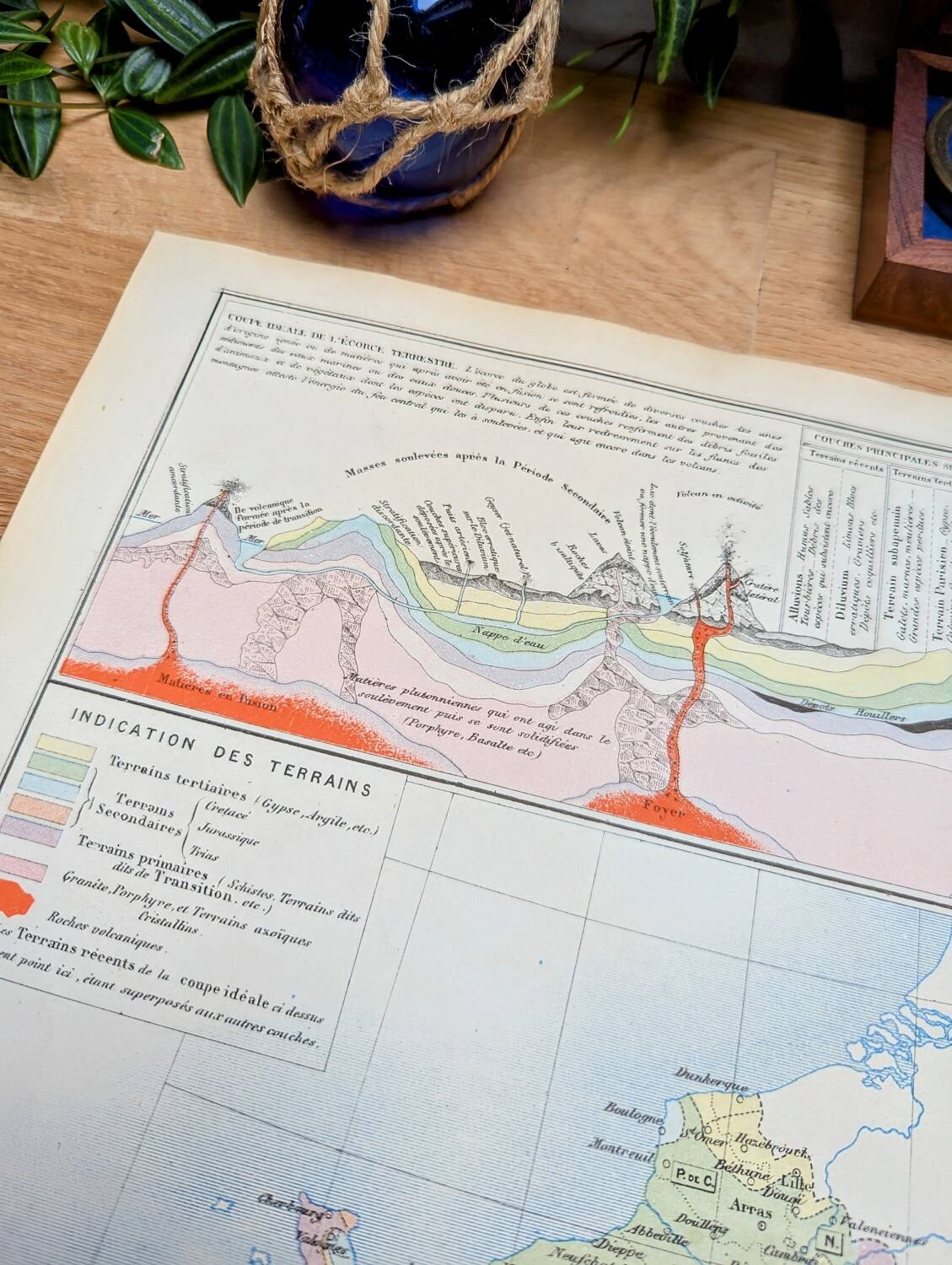 1879, Hypsometric map of France