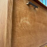 Furniture chest of drawers two-tone 60s