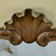 Painted Wooden Trumeau Mirror, Louis XV Style – Late 19th Century