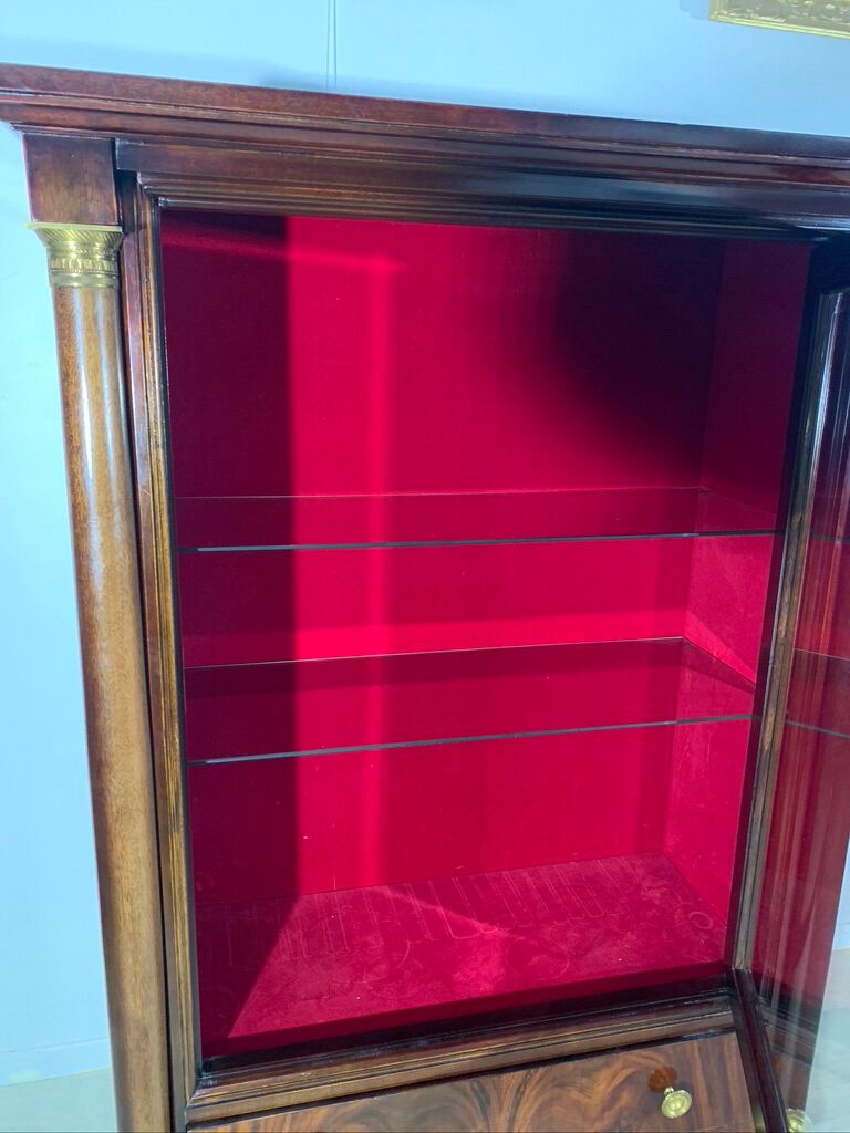 Showcase style empire mahogany