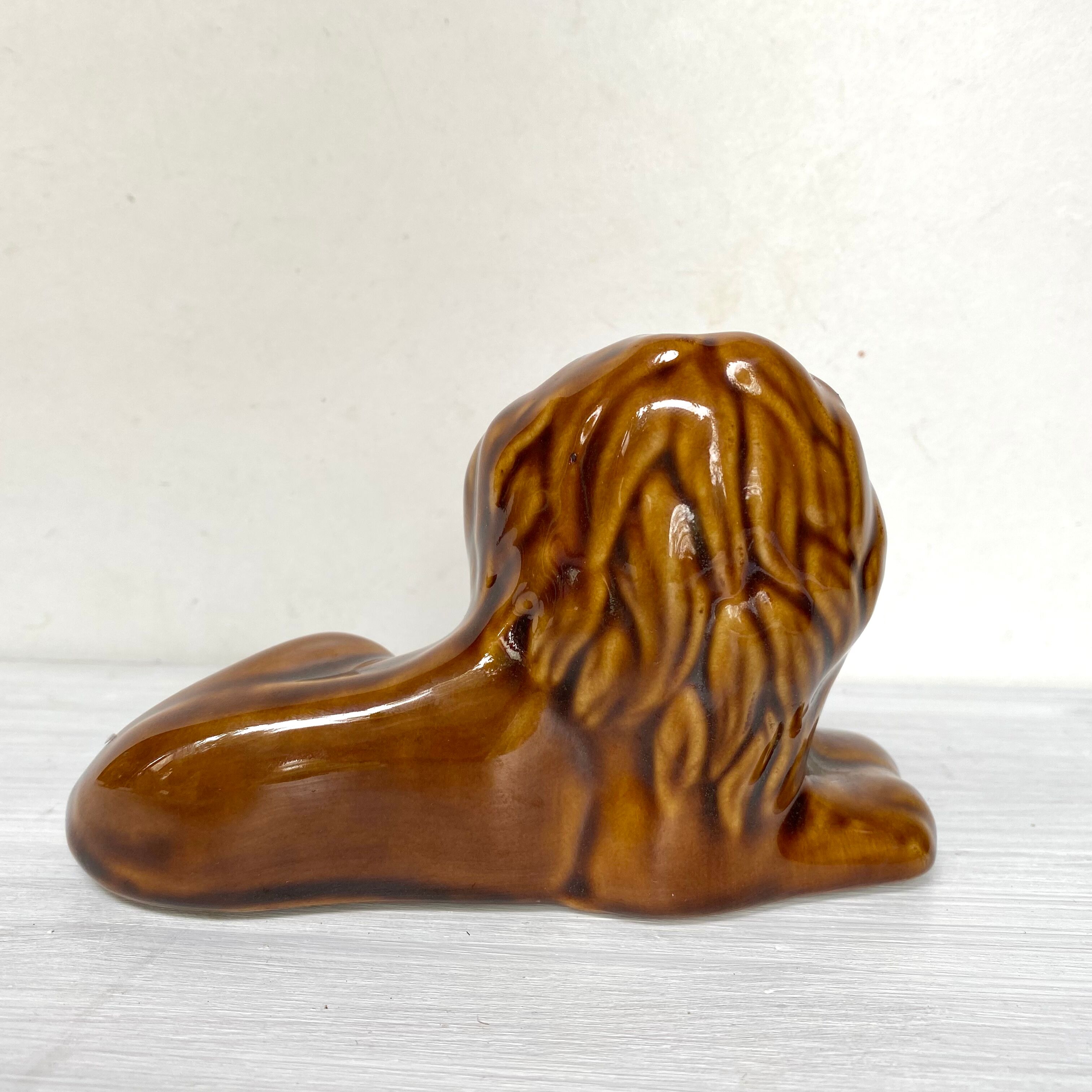 Vintage lion advertising ashtray