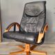 Danish design swivel and reclining relaxed chair by Jorgen Kastholm for Unico