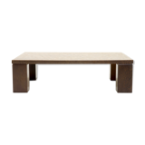 Rolf Middelboe & Gorm Lindum brutalist wenge coffee table 1970