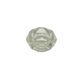 ABF Salt Shaker, art deco, transparent glass, Ząbkowice, Poland