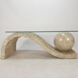 Magnussen Ponte Mactan Stone Coffee Table, 1980s