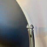 Oval beveled mirror