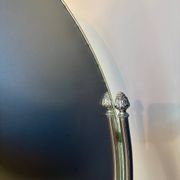 Oval beveled mirror