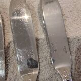 3 silver-plated fish knives by Christofle Marly, 19.8cm