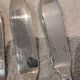 3 silver-plated fish knives by Christofle Marly, 19.8cm
