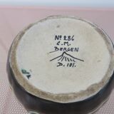 Bergen ceramic vase signed art deco 20s 30s