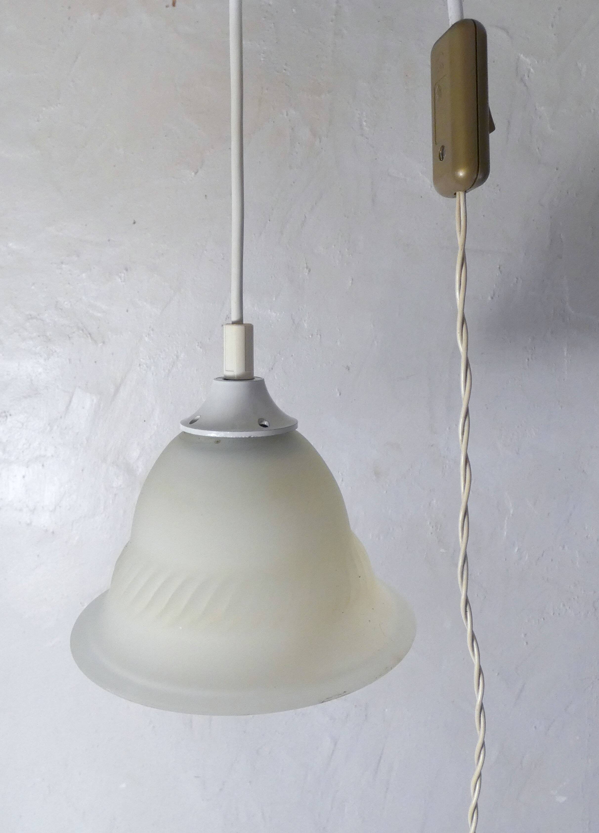 Vintage glass paste hanging lamp