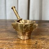 Bronze mortar with pestle