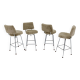 1960s Set of Four Restored Bar Chairs,Czechoslovakia