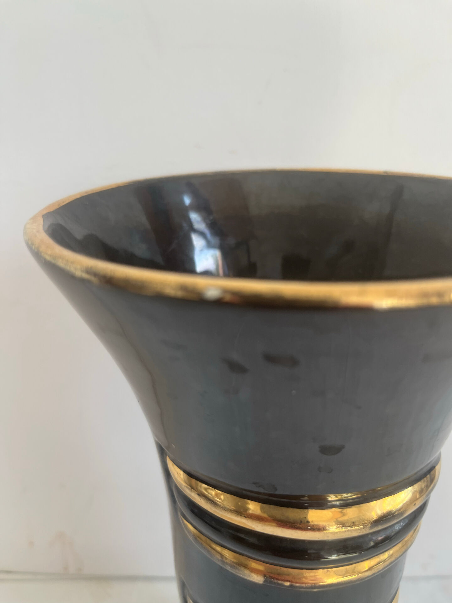 Vase Art déco Saint Clément signé B. Letalle