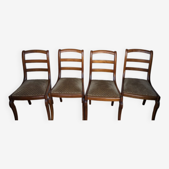 4 chaises style Louis Philippe