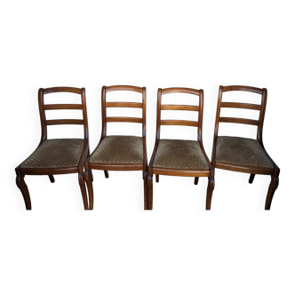 4 Louis Philippe style chairs