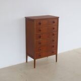 vintage teak chest of drawers