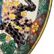 Japan, porcelain plate from Kutani with bird of prey decoration, 19th century.