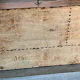 Old wooden workshop box