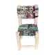 Chaise en tissus recyclés