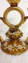 Hand-painted crystal chandelier. Italy, 1940s.