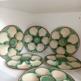 6 oyster plates