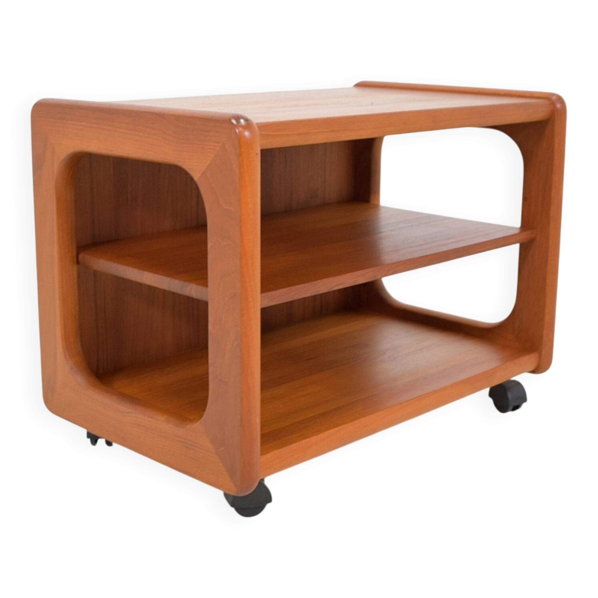 Table d'appoint par Toften Møbelfabrik années 1960 en teck danois scandinave
