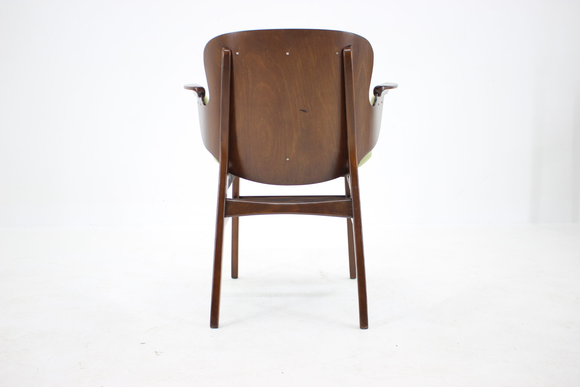 Hans Olsen beech shell chair for Bramin Mobler, Denmark, 1950