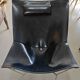 "Semana" designer armchair in black leather by David Weeks