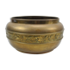 Old planter cache pot brass old brass plant flowers pot
