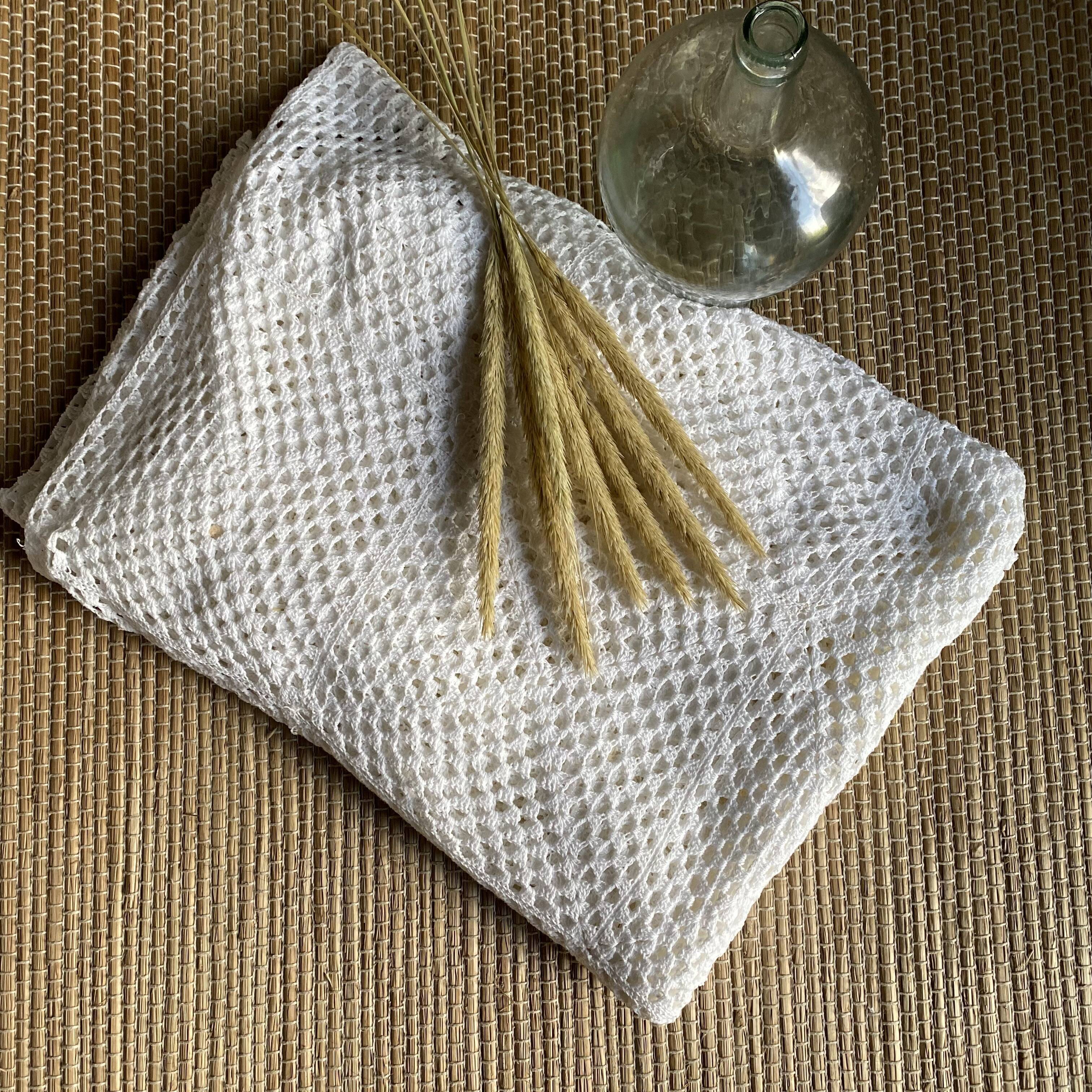 Vintage crochet bed top