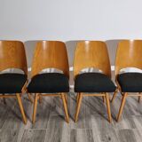 Dining Chairs by Radomir Hoffman for Ton, 1950s, Set of 4