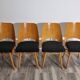 Dining Chairs by Radomir Hoffman for Ton, 1950s, Set of 4