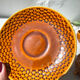 4 Vintage Caramel Earthenware Coffee Cups