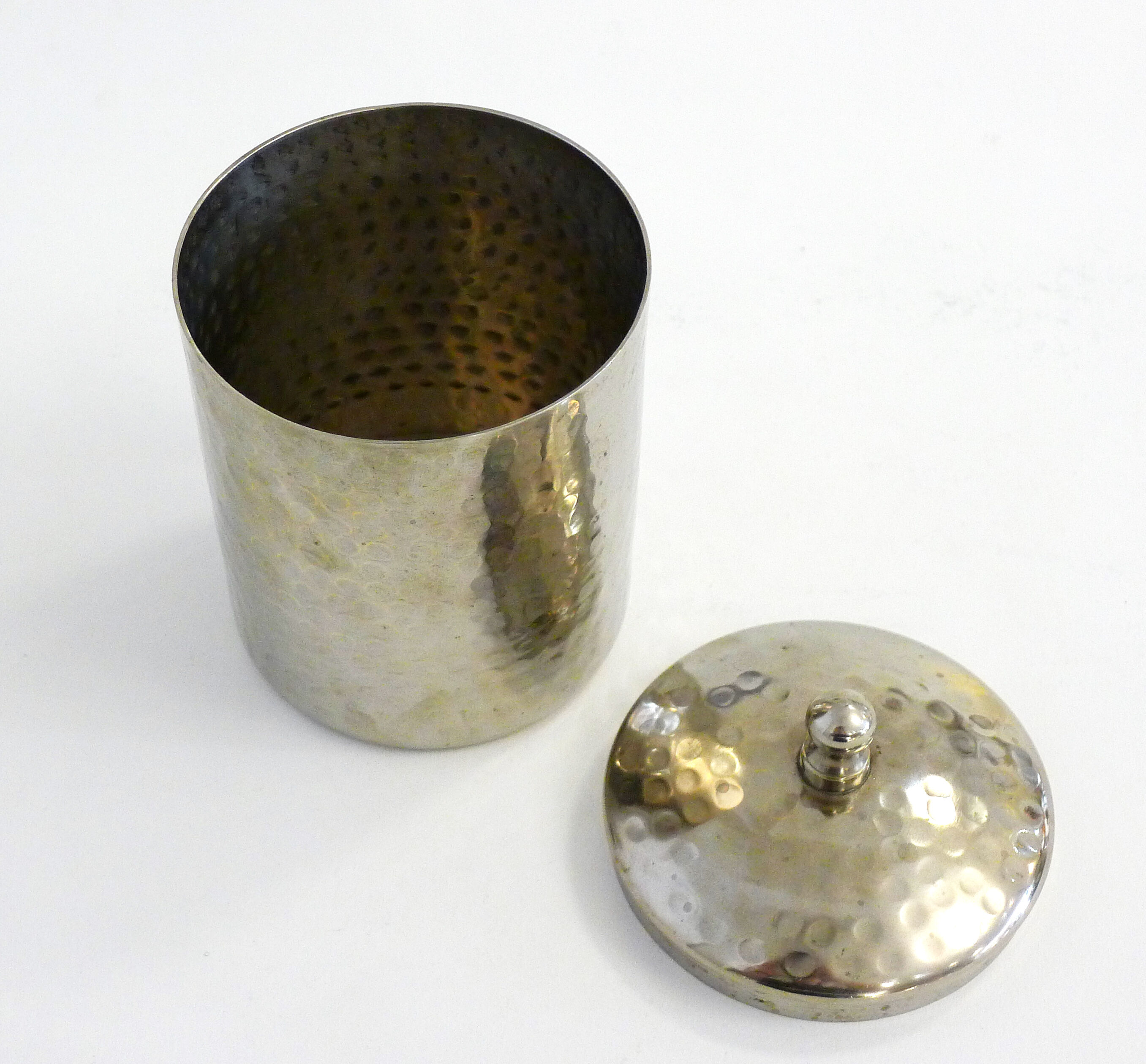 Hammered metal box