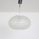 Suspension en verre des années 1960 par Doria Leuchten, Allemagne