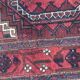 Antique tribal rug turkmen belutch 19th century handmade 104x237 cm
