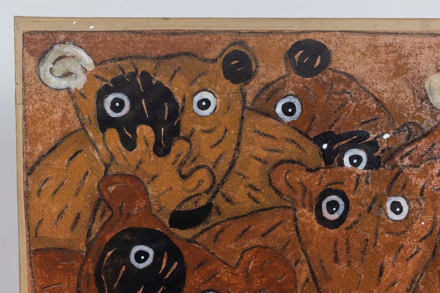 Hervé Maury, Painting of bears, contemporary work