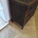 Vintage 3-drawer chest of drawers - wood, bamboo and woven rattan - 1980s
