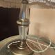 Table lamp in Hollywood Regency boudoir style from the 1950s.