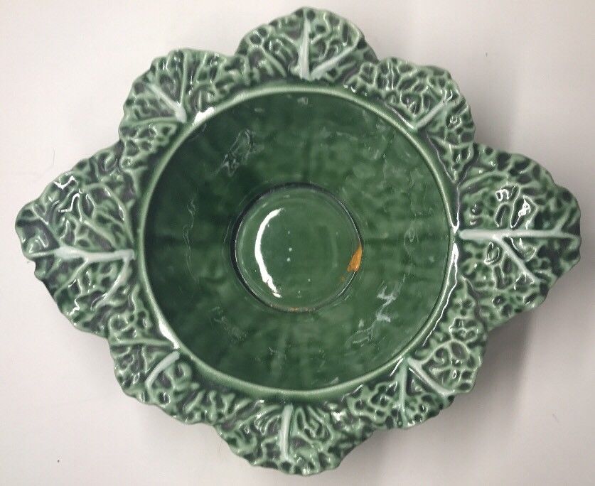 Soup tureen in slip in the shape of cabbage Portugal